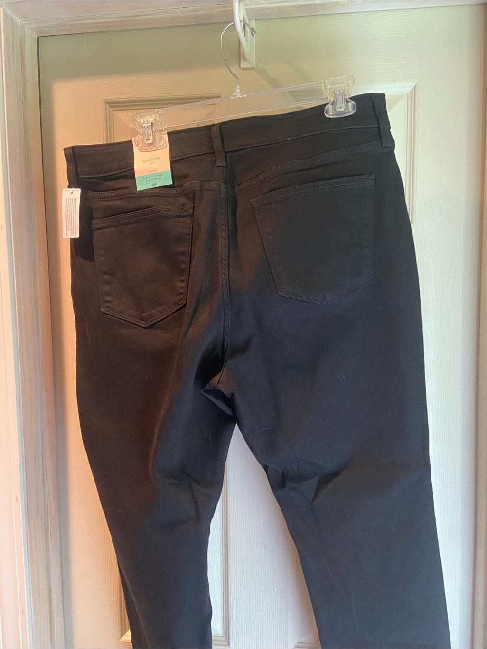 St. John's Bay Black Women's Skinny Jeans - Picture 4 of 6